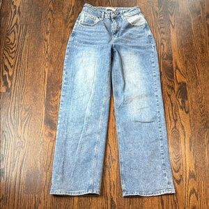 Denim blue jeans.  Women’s size XS